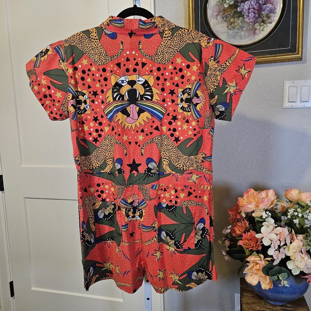 NOOWORKS TIGER PRIDE SHORT ROMPER, SZ XL - Picture 4 of 10